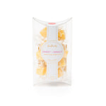 Mango Sorbet sugar cube candy scrub – tropical exfoliating scrub cube, available at Be Charmed.