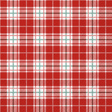 Red and white plaid pattern paper cocktail napkin. Available at Be Charmed. 