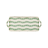 Boston International Leaf & Stem melamine tray with vibrant green botanical design, food-safe, durable and available at Be Charmed.