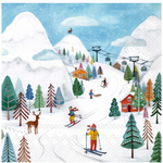 Boston International Winter Joy Cocktail Napkins with festive holiday design – Available at Be Charmed