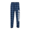 Boxercraft men's Medfield Warriors flannel pants in soft cotton with drawstring waist and team logo, available at Be Charmed.