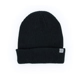 Black Men’s Craftsman Beanie – warm, thick-knit beanie with classic cuffed design and durable comfort for cold weather, available at Be Charmed