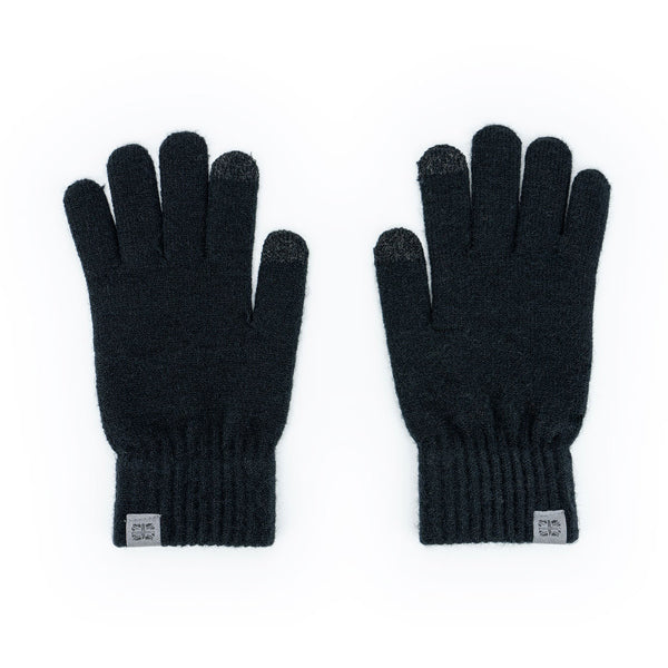 Black Men’s Craftsman Gloves – classic knit gloves offering warmth, flexibility, and durable comfort for everyday cold-weather wear, available at Be Charmed