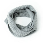 Gray Common Good Recycled Infinity Scarf – soft, loop-style winter scarf made from recycled materials, stylish and eco-friendly, available at Be Charmed