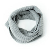 Gray Common Good Recycled Infinity Scarf – soft, loop-style winter scarf made from recycled materials, stylish and eco-friendly, available at Be Charmed