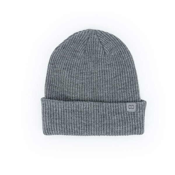 Gray Men’s Craftsman Beanie – warm, thick-knit beanie with classic cuffed design and durable comfort for cold weather, available at Be Charmed