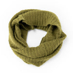 Green Common Good Recycled Infinity Scarf – soft, loop-style winter scarf made from recycled materials, stylish and eco-friendly, available at Be Charmed