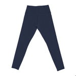 Navy Fleece Lined Leggings – soft, stretchy leggings with warm fleece interior and smooth fit, perfect for layering in cold weather, available at Be Charmed