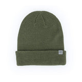 Olive Men’s Craftsman Beanie – warm, thick-knit beanie with classic cuffed design and durable comfort for cold weather, available at Be Charmed