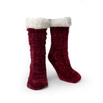 Wine Beyond Soft Slipper Socks – plush, cozy socks with non-slip grips and ultra-soft texture for lounging or cold nights, available at Be Charmed