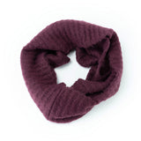WIne Common Good Recycled Infinity Scarf – soft, loop-style winter scarf made from recycled materials, stylish and eco-friendly, available at Be Charmed