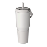 Dune Brumate Resa tumbler with a straw lid on a white background. Available at Be Charmed