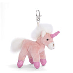 Bukowski Bears Dark Pink Unicorn Bag Charm – Soft plush unicorn with a glittery horn and deep pink body. Magical charm available at Be Charmed.