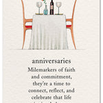 Anniversary Card Anniversaries by Cardthartic featuring elegant design for celebrating anniversaries; available at Be Charmed