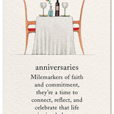Anniversary Card Anniversaries by Cardthartic featuring elegant design for celebrating anniversaries; available at Be Charmed