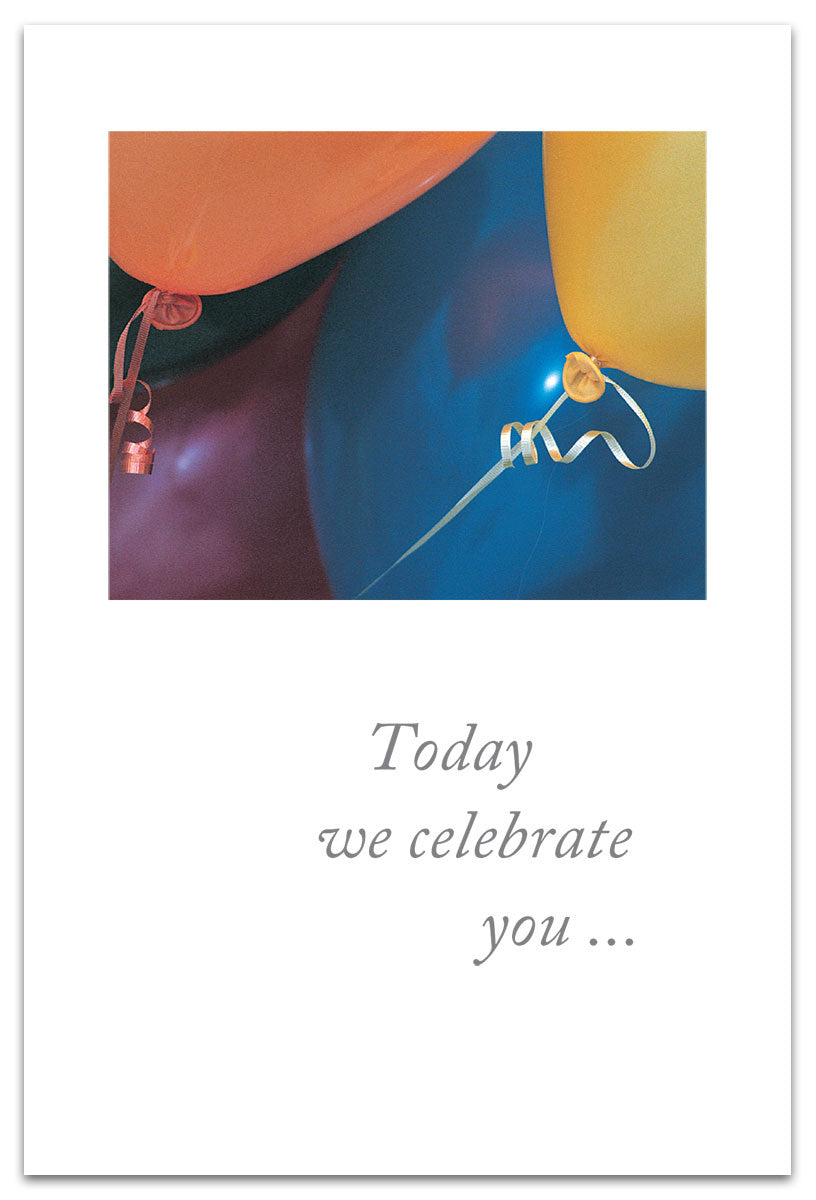 Birthday Card Balloons by Cardthartic featuring colorful balloon illustration on a cheerful birthday card; available at Be Charmed