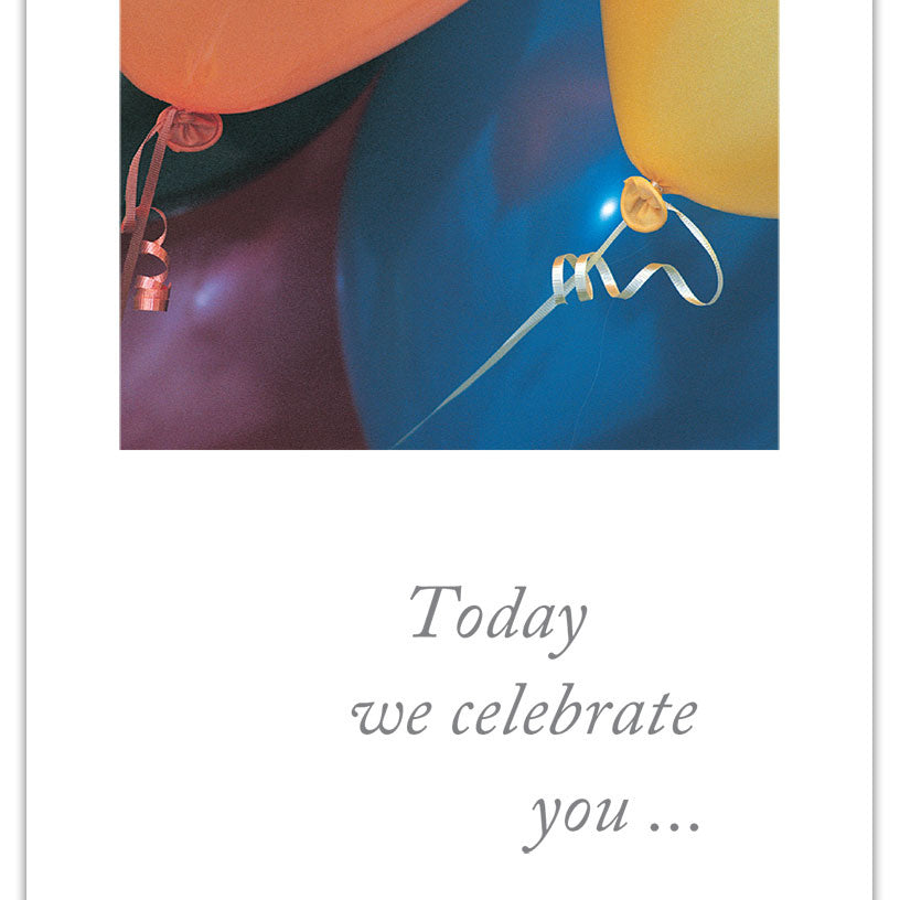 Birthday Card Balloons by Cardthartic featuring colorful balloon illustration on a cheerful birthday card; available at Be Charmed