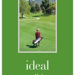Birthday Card – playful illustration of a boy swinging a golf club with a fun birthday greeting, perfect for young golfers and sports fans, available at Be Charmed