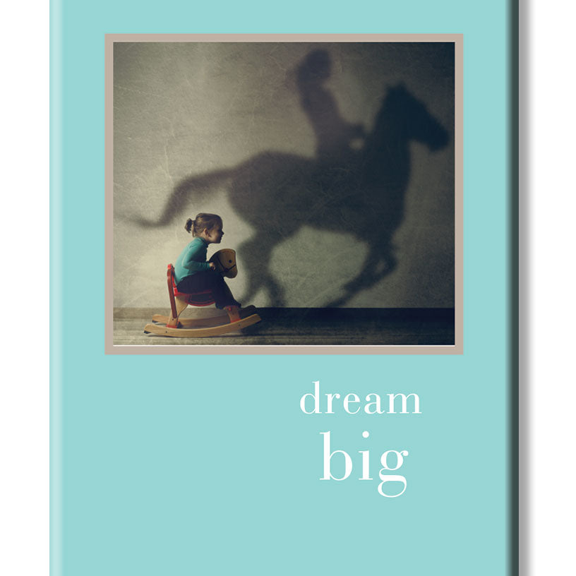 Inspirational magnet from Cardthartic featuring “Dream Big” message in elegant lettering—ideal for motivation or decor, available at Be Charmed.