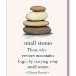 Polished natural gemstone fridge magnet featuring small, smooth stones in assorted colors—adds charm and style to any space. Available at Be Charmed.