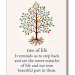 Magnet Tree Of Life by Cardthartic featuring decorative design with Tree of Life symbol; available at Be Charmed