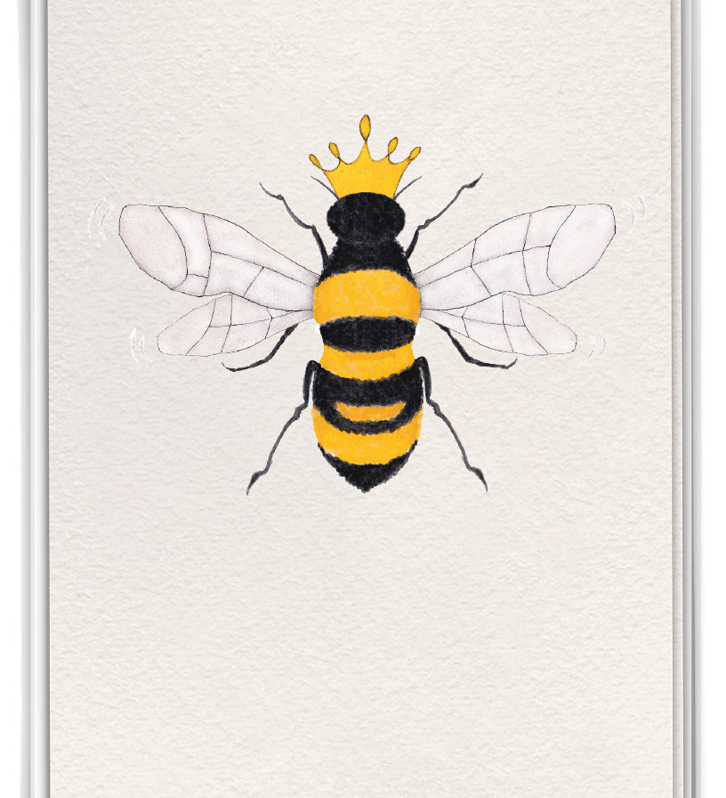 Queen Bee Boxed Cards by Cardthartic featuring stylish bee-themed greeting cards in a boxed set; available at Be Charmed