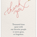 Thank You Card – elegant cursive typography with a simple and sincere message of gratitude, perfect for any occasion, available at Be Charmed