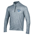 Stealth Medfield adult 1/4 zip pullover by Champion – midweight performance layer with Medfield logo, mock neck, and athletic fit, ideal for workouts or casual wear, available at Be Charmed.
