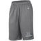 Granite Medfield youth mesh shorts by Champion – lightweight, breathable athletic shorts with Medfield logo and elastic waistband, perfect for school, sports, or play, available at Be Charmed.