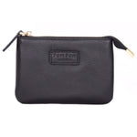 Black Pom Pom London Chelsea Coin Purse – premium handcrafted leather zip purse for coins and cards. Compact and stylish. Available at Be Charmed.