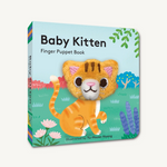 Baby Kitten: Finger Puppet Book featuring a plush kitten finger puppet and colorful illustrations—Available at Be Charmed