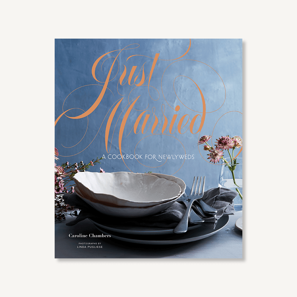 Just Married Cookbook by Chronicle Books – newlywed-friendly recipe collection featuring approachable meals, cooking tips, and kitchen guidance for couples starting a life together, available at Be Charmed.