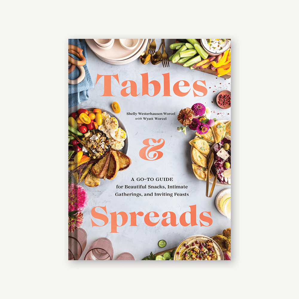 ables & Spreads book by Chronicle Books – entertaining guide by Shelly Westerhausen Worcel with creative ideas for grazing boards, snack spreads, and seasonal tablescapes, perfect for hosts and food lovers, available at Be Charmed.