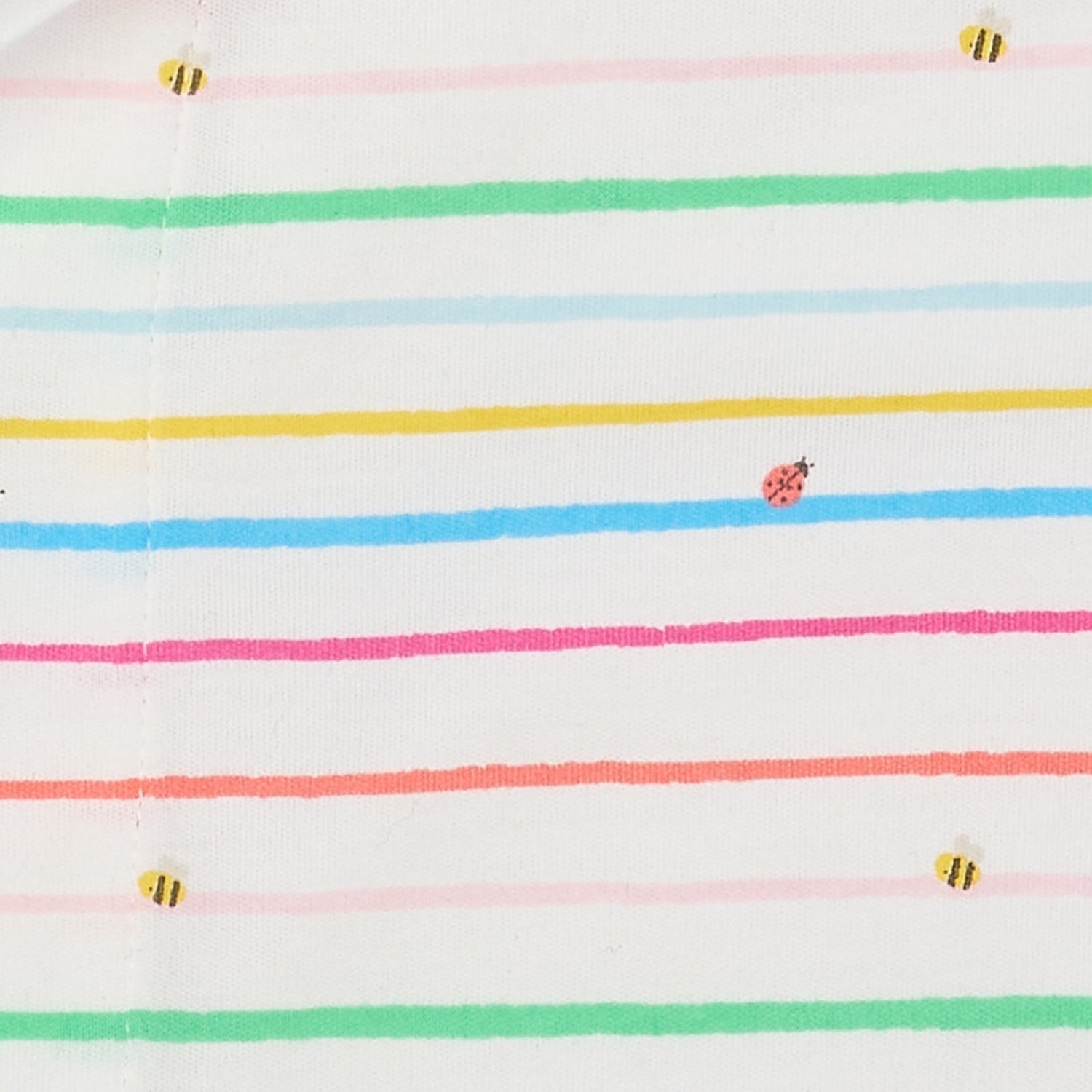 Close up of Magnetic Me TRainbow Road fabric.