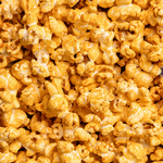 Close of Picture of Poppy Handcrafted Popcorn Pimento Cheese Snack Bag featuring bold Southern-style cheddar and pepper flavor in a cheesy, savory gourmet snack, available at Be Charmed