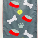 22″×38″ Clutch Towels “Wipe Your Paws” dog towel in soft beige, cotton blend, great for grooming and drying pets. Available at Be Charmed