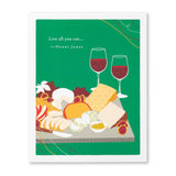 Artistic birthday greeting card #10613 from Compendium featuring cheerful hand-lettered sentiment and whimsical illustration—Available at Be Charmed