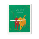 Cheerful Compendium Friendship Card #6868 featuring playful hand-lettered “friends” sentiment and charming doodle-style illustrations—Available at Be Charmed