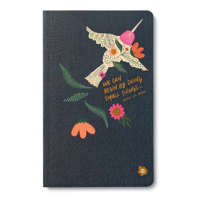 Compendium Write Now Journal We Can Begin By Doing Small Things available at Be Charmed