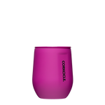 Corkcicle 12oz Stemless Tumbler in Berry Punch – vibrant pink-purple triple-insulated drinkware with a bold, glossy finish. Keeps drinks hot for 3 hours or cold for 9+, perfect for wine, cocktails, or coffee. Stylish and spill-resistant, available at Be Charmed.
