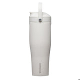 Corkcicle 30oz Protein Shaker in Oatmilk – sleek, triple-insulated shaker bottle with built-in agitator cap, easy-carry handle, and leak-proof design. Perfect for workouts, smoothies, and daily hydration. Available at Be Charmed.