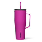 orkcicle Cold Cup XL 30oz in Berry Punch – triple-insulated stainless steel tumbler in bold pink with a soft-grip lid and straw, keeps drinks cold for hours, perfect for hydration on the go, available at Be Charmed.