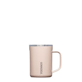 Corkcicle Gloss Chocolate Milk insulated mug with handle on a white background, featuring the Corkcicle brand. Available at Be Charmed