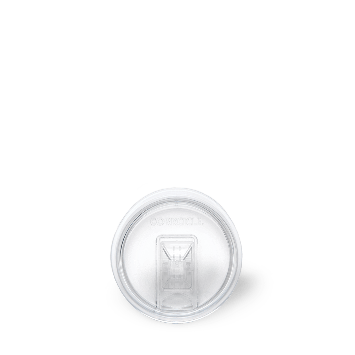 Corkcicle Replacement Lid – clear, durable lid designed to fit Corkcicle tumblers and mugs. Spill-resistant and easy to clean. Ideal for replacing lost or worn lids, available at Be Charmed.