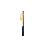 Wooden spreader with navy base on a white background. Available at Be Charmed