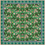 Created By Nellie Jean bandana scarf in soft cotton, featuring a classic paisley print in rich tones—perfect as neck accessory, hair tie, or bag accent—Available at Be Charmed