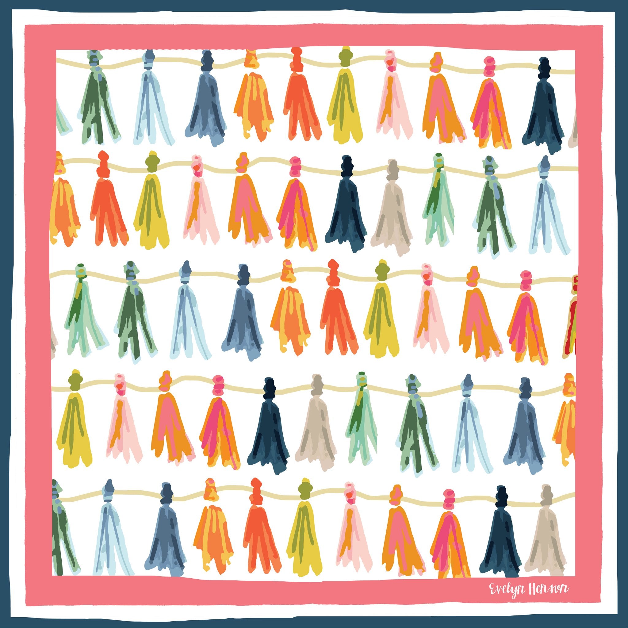 Created By Tasslin bandana scarf in soft cotton, featuring a classic paisley print in rich tones—perfect as neck accessory, hair tie, or bag accent—Available at Be Charmed