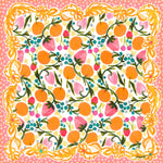 Created By Tutti Frutti bandana scarf in soft cotton, featuring a classic paisley print in rich tones—perfect as neck accessory, hair tie, or bag accent—Available at Be Charmed 