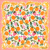 Created By Tutti Frutti bandana scarf in soft cotton, featuring a classic paisley print in rich tones—perfect as neck accessory, hair tie, or bag accent—Available at Be Charmed 