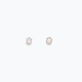Gold Cuties hypoallergenic CZ stud earrings with sparkling cubic zirconia on surgical steel posts—Available at Be Charmed